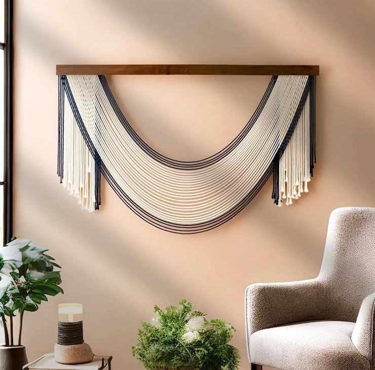Macrame Wall Hanging For Boho Farmhouse Home Decoration