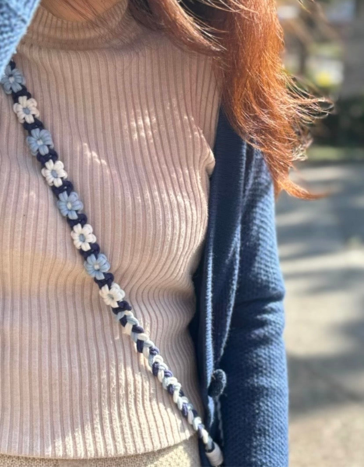 Macrame phone landyard