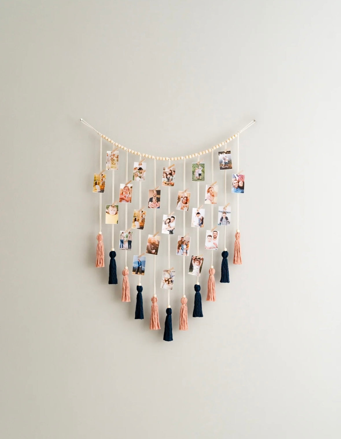 Wall Photo Display For Family Photo Memories Hanging