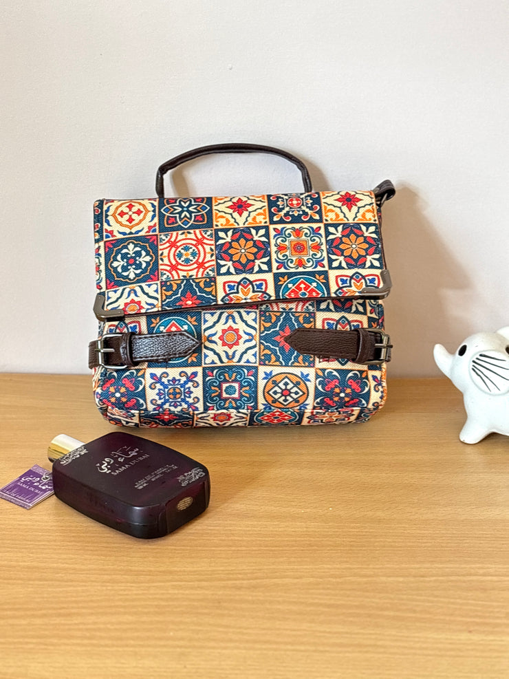 Boho Tile Charm Bag