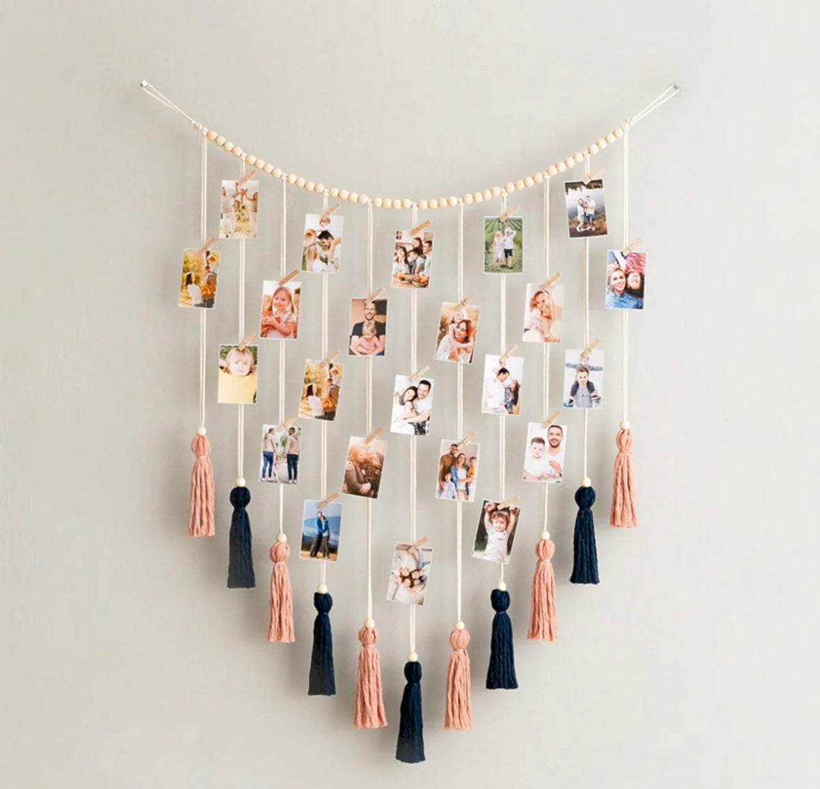 Wall Photo Display For Family Photo Memories Hanging