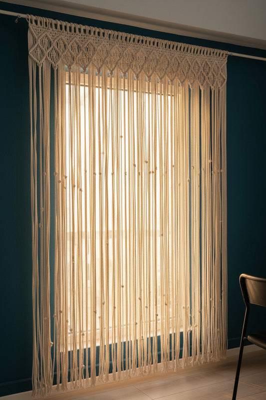 Macrame curtains