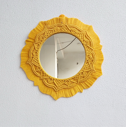 Sunflower reflection mirror