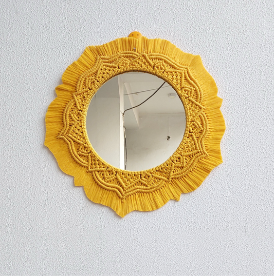 Sunflower reflection mirror
