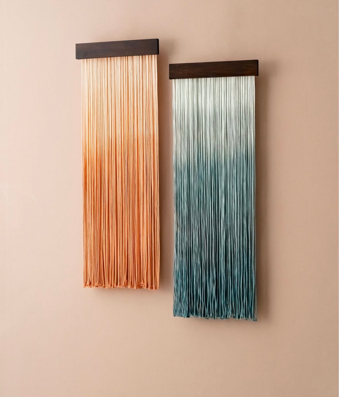 Fiber Dual Coloured Wall Hanging For Boho Home Decor