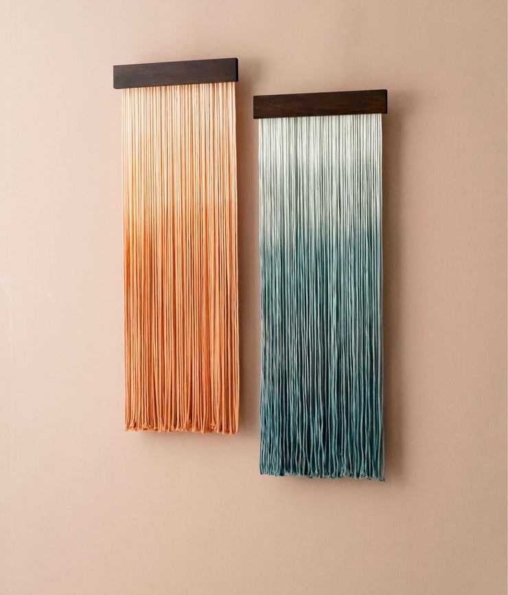 Fiber Dual Coloured Wall Hanging For Boho Home Decor