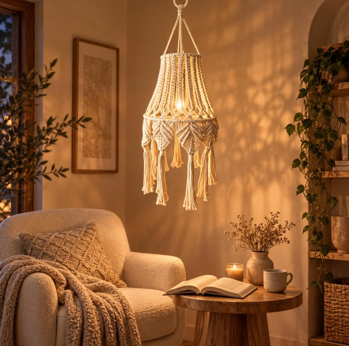 NOOR MACRAME LAMPSHADE