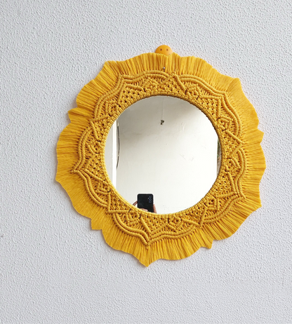 Sunflower reflection mirror