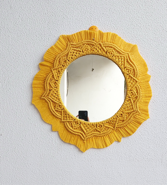 Sunflower reflection mirror