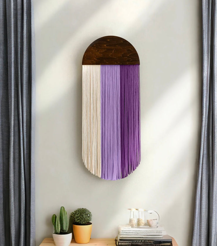 Half circle wall hanging